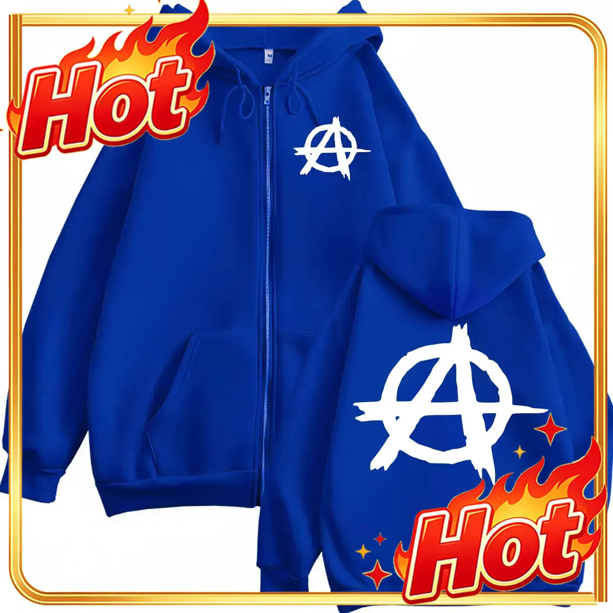 TV Series Sons of Anarchy Logo - Mens Fashion Zip Up Hoodies recension och pris