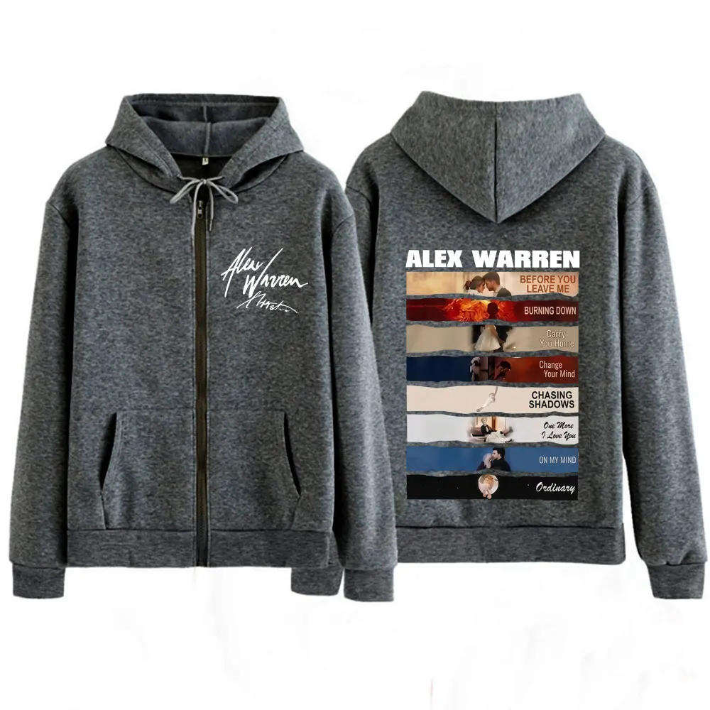 Singer Alex Warren 2026 Tour P - Mens Fashion Zip Up Hoodies recension och pris