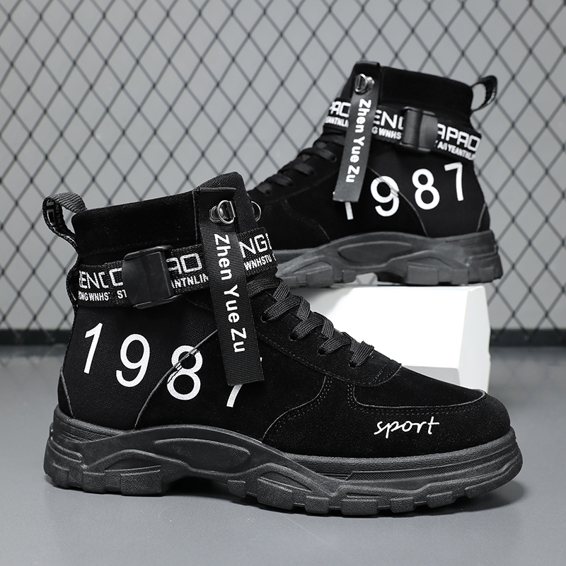 Men's Solid Color High-Top Fas - Men'S Fashion News recension och pris