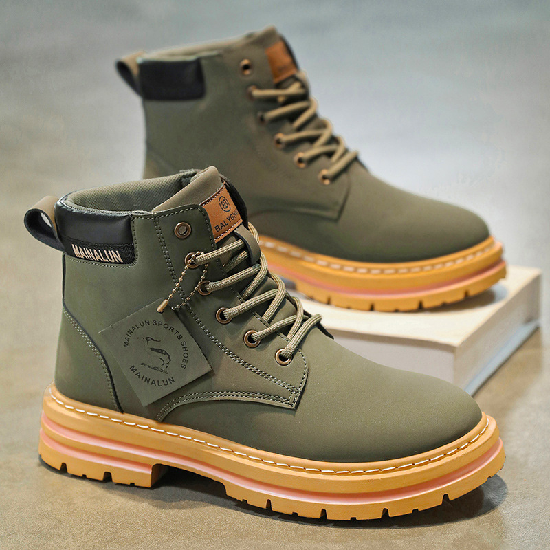 Classic Men High Top Boots Hig - Men'S Fashion Videos recension och pris