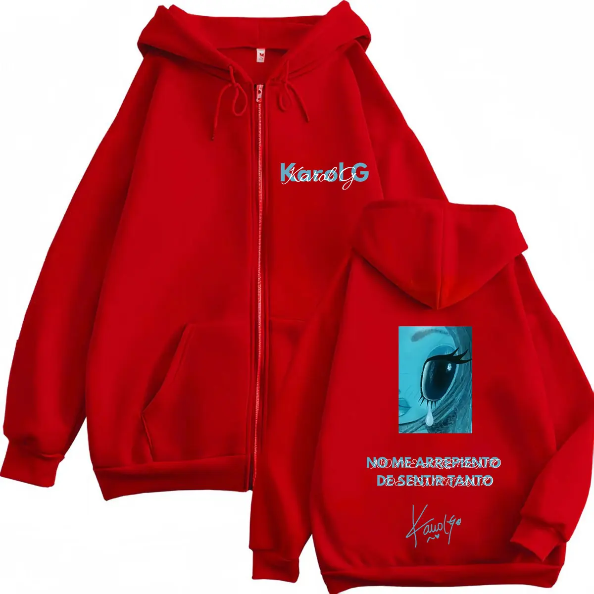 Karol G Album No Me Arrepiento - Mens Fashion Zip Up Hoodies recension och pris