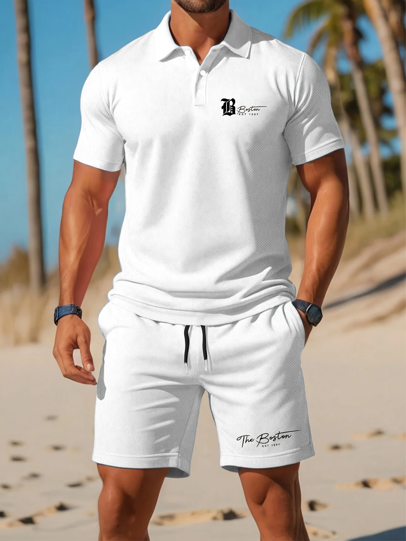 Summer New Men's Polo Shirt Se - Men'S Fashion Videos recension och pris