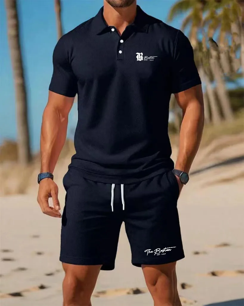 Summer New Men's Polo Shirt Se - Men'S Fashion Videos recension och pris