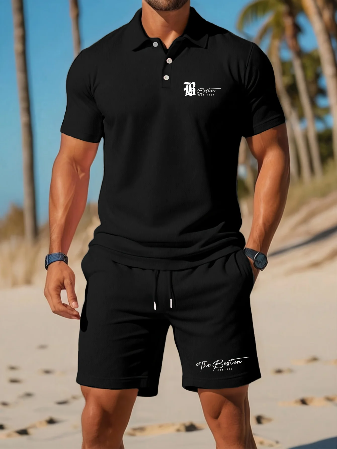 Summer New Men's Polo Shirt Se - Men'S Fashion Videos recension och pris