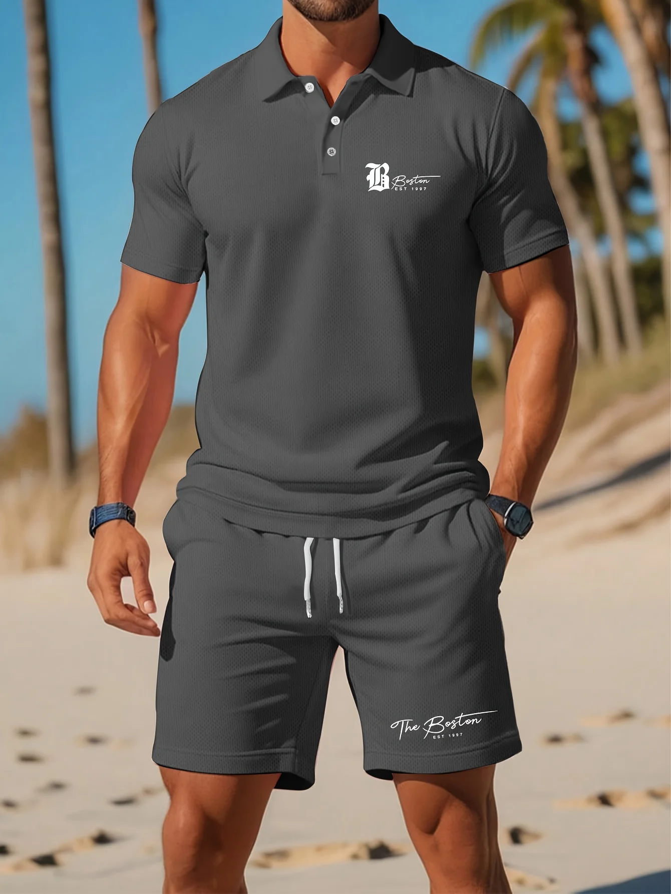 Summer New Men's Polo Shirt Se - Men'S Fashion Videos recension och pris