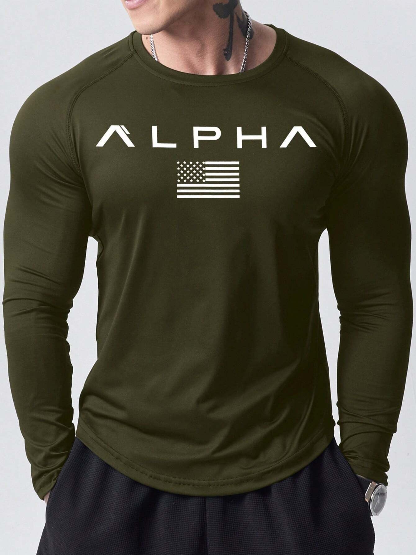 New men's long-sleeved T-shirt - Mens Fashion Clothes recension och pris