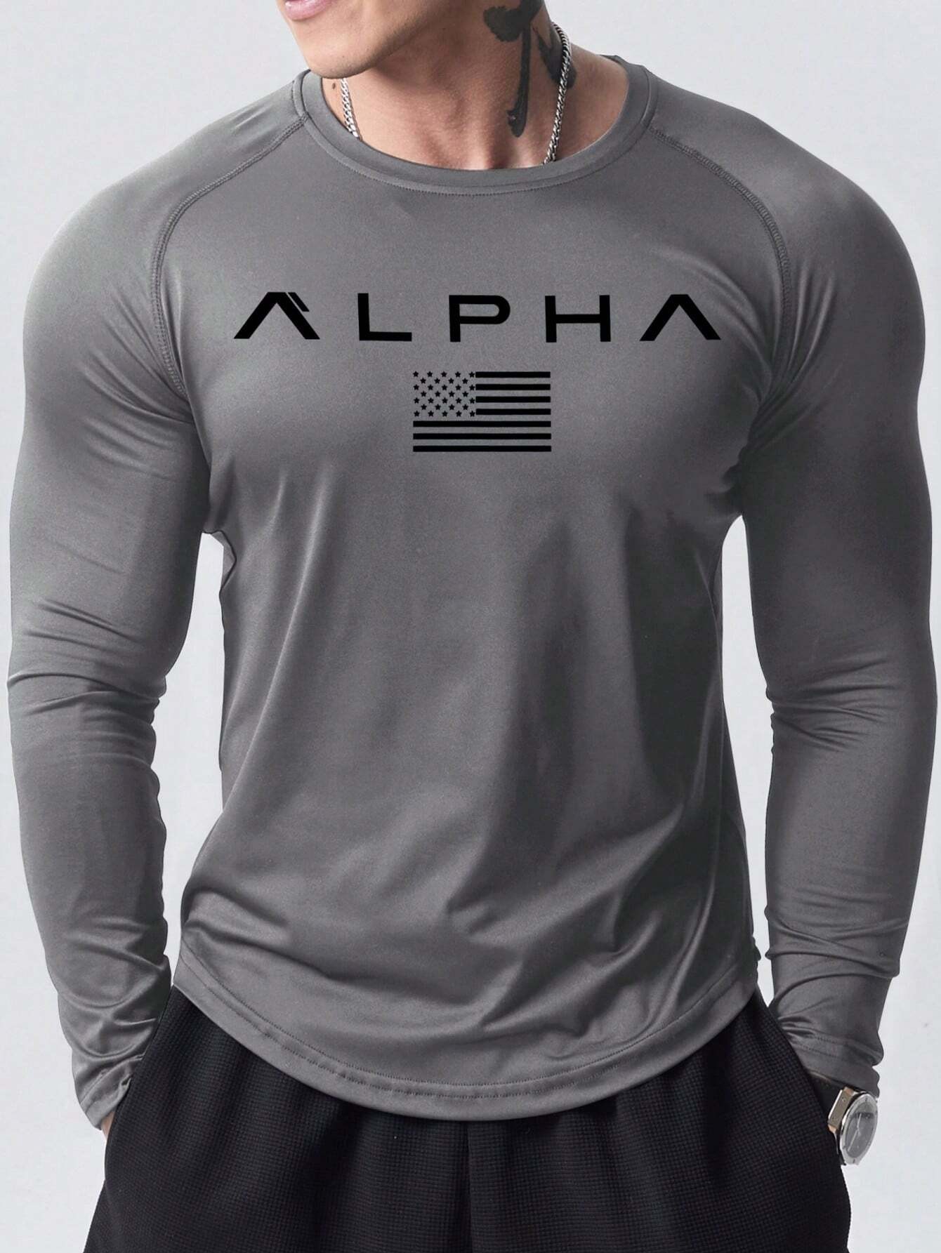 New men's long-sleeved T-shirt - Mens Fashion Clothes recension och pris