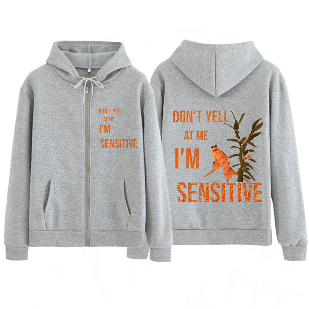 Marcus The Worm Don’t Yell At  - Mens Fashion Zip Up Hoodies recension och pris