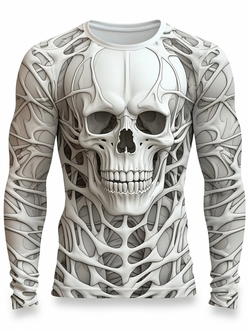 3D Print Skeleton Skulls Patte - Men'S Fashion T Shirts recension och pris