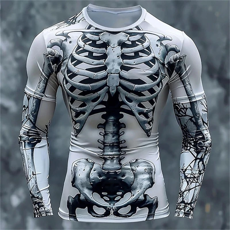 3D Print Skeleton Skulls Patte - Men'S Fashion T Shirts recension och pris