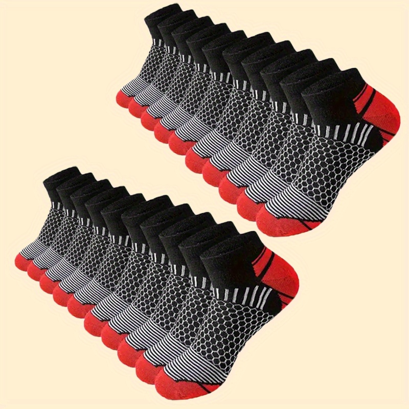 6 Pairs Men'S Short Sports Soc - Socks Ankle Men recension och pris