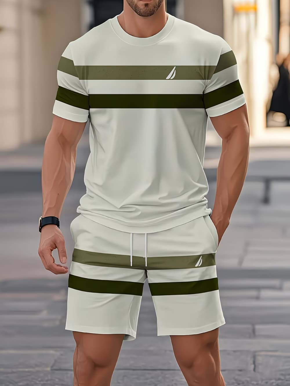 Men's Summer Sets Funny 3D Str - Men'S Fashion Videos recension och pris