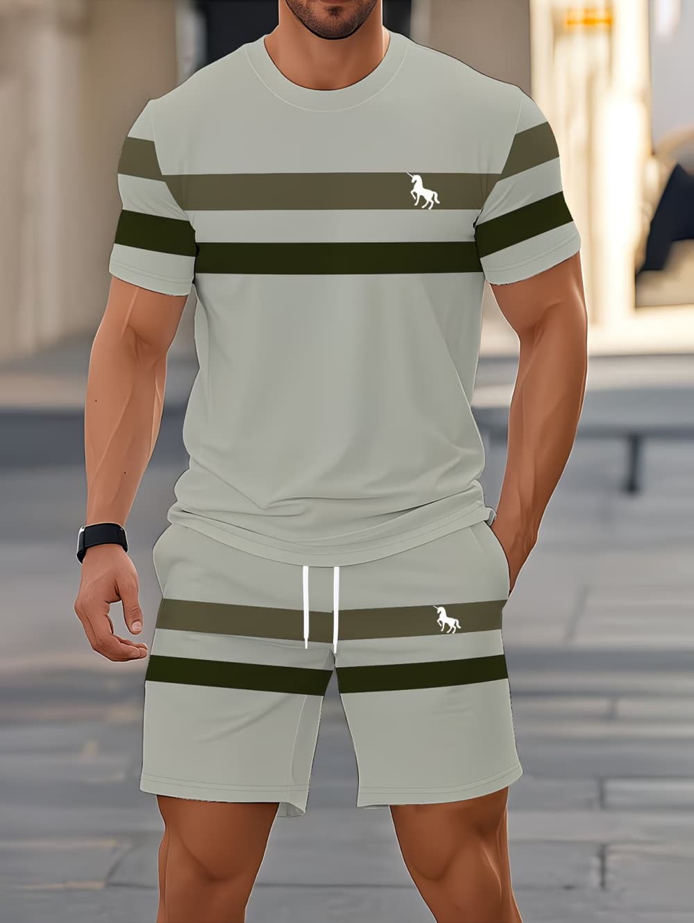 Men's Summer Sets Funny 3D Str - Men'S Fashion Videos recension och pris