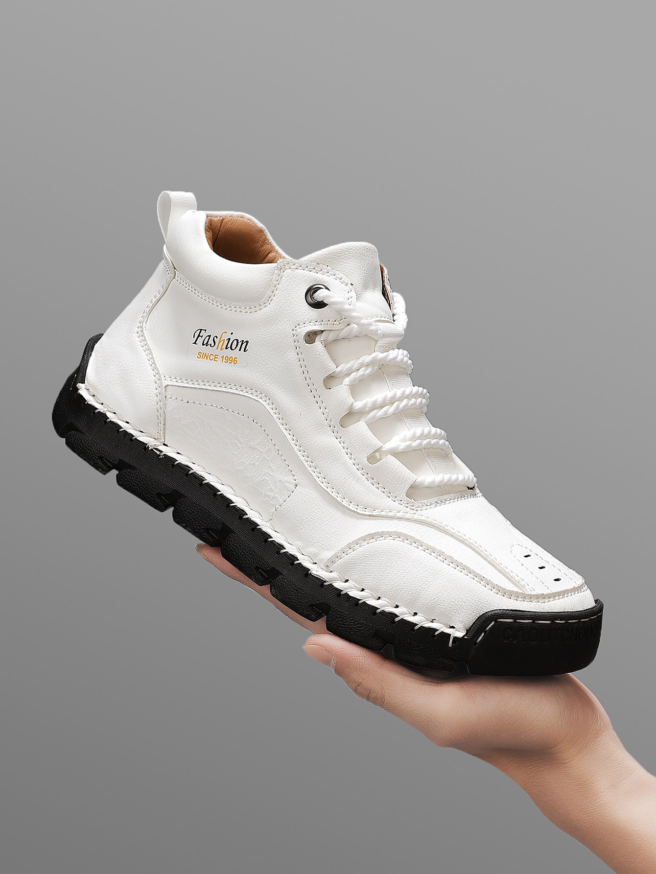 Men's Handmade Mid-Top Casual  - Men'S Fashion Videos recension och pris