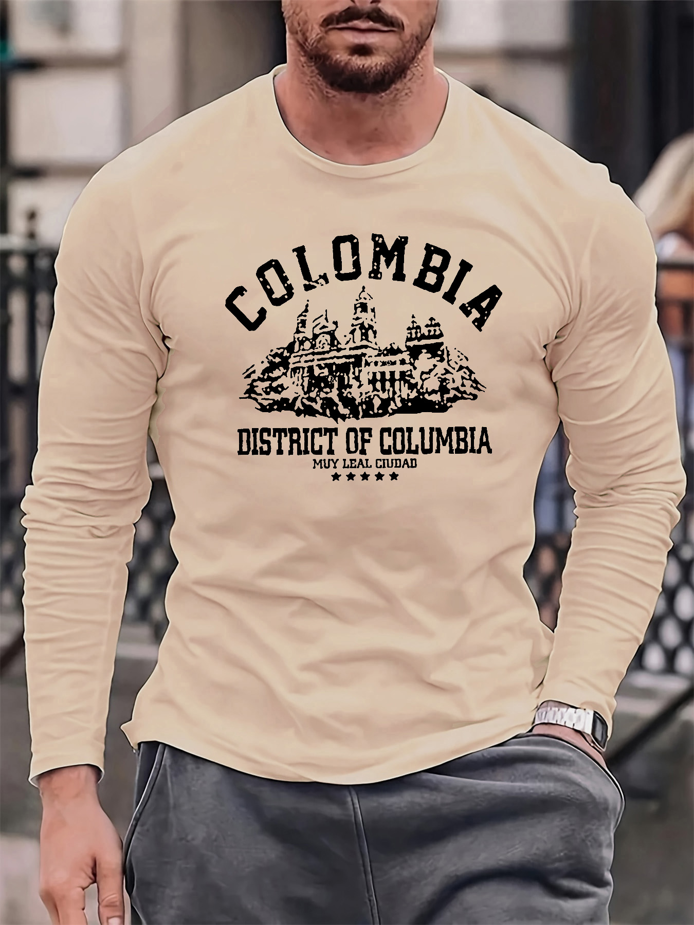 100% Cotton Men's Long Sleeved - Men'S Fashion T Shirts recension och pris