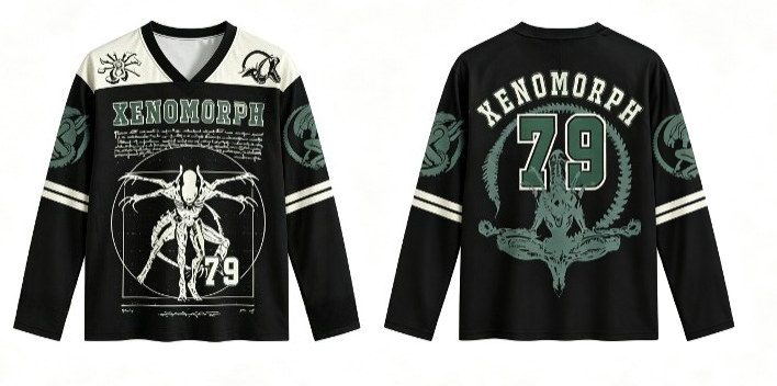 Unisex Vintage Xenomorph V Nec - Mens Fashion Summer recension och pris