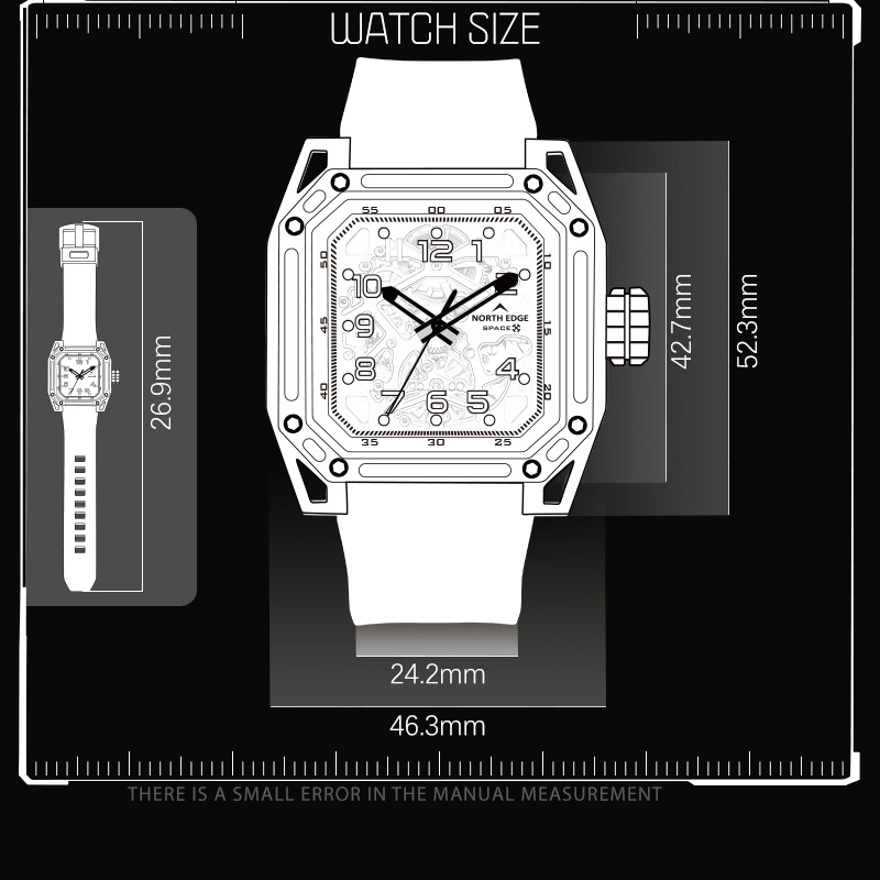 NORTH EDGE Men's Mechanical Wa - Men'S Fashion X recension och pris